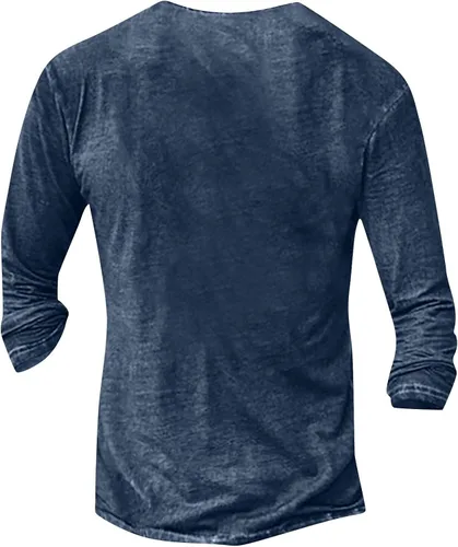Vista 2 de That's What I Do I Fix Stuff and I Know Things Graphic Inspiration Creativity - Camisas casuales con cuello en V para hombre