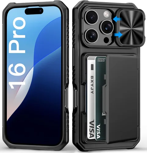 Vista 32 de BXYJY Funda tipo cartera para iPhone 15 Pro, tarjetero (4-5 tarjetas)