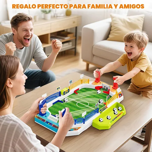 Vista 7 de Mini juego de mesa de fútbol para niños, regalos de fútbol de cumpleaños y Navidad para niños de 3, 4, 5, 6, 7, 8-12 años, juguetes de mesa