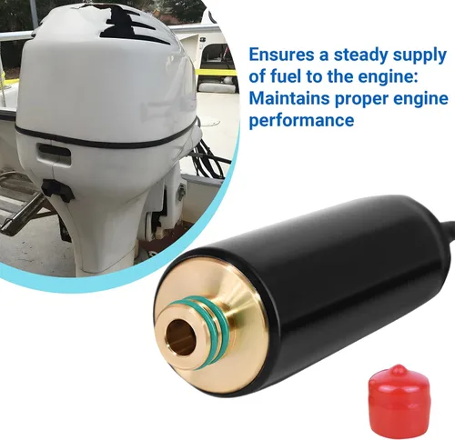 Vista 4 de Bomba de combustible para Johnson Evinrude fueraborda OMC 75-175 HP BRP reemplaza 439347 0439347 5004428 5000800 separador de vapor