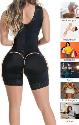 Vista 7 de Sonryse Fajas Colombianas Postparto Cesarea Csection Postpartum Girdle FUPA Control Shapewear