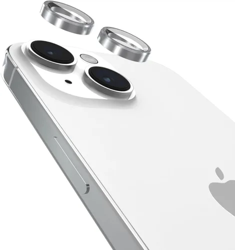 Vista 9 de Case-Mate Protector de lente de cámara con anillos parpadeantes para iPhone 15 / iPhone 15 Plus - Doble vidrio templado - Duradero, antiarañazos