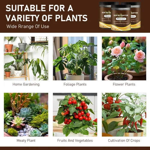 Vista 6 de 2 Piezas de Activadores de Suelo, Activadores de Suelo Orgánicos y Fertilizantes para Plantas, Activador Pro de Suelo, Fórmula Soluble en Agua
