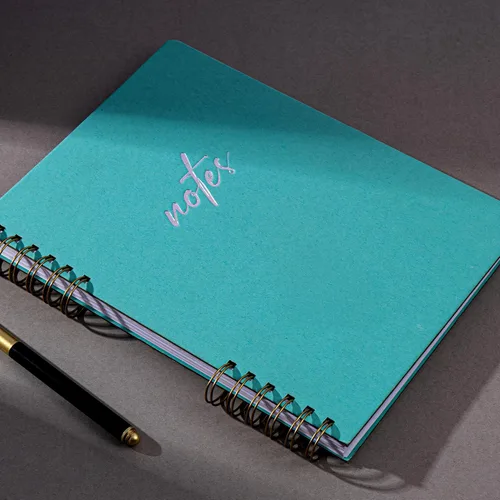 Vista 8 de Yoment Cuaderno de espiral con pestañas de 8 x 10 pulgadas, cuaderno de espiral de tapa dura con divisor de 5 asignaturas, cuaderno de espiral