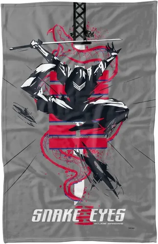 Vista 5 de LOGOVISION Snake Eyes: G.I. Joe Origins - Manta de forro polar (36 x 58 pulgadas)