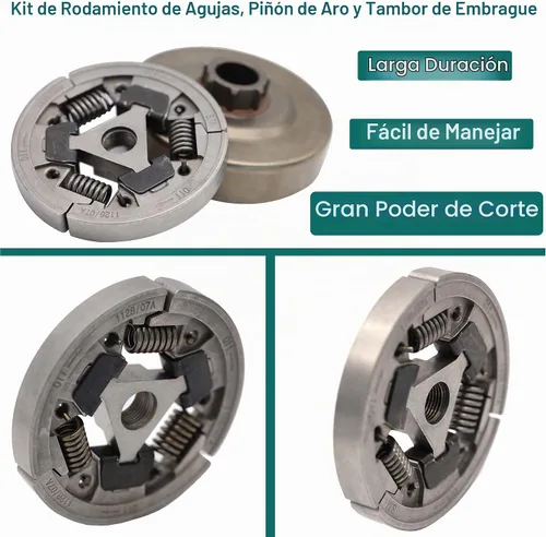 Vista 4 de Rodamiento de aguja E-Clip de embrague de cadena para motosierra de gasolina STIHL MS360 MS361 MS440 MS460 MS461 046