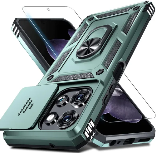 Vista 24 de Funda para Moto G Power 5G 2026/2025 Funda integrada para cámara deslizante negra