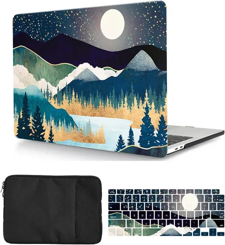 Vista 28 de Funda rígida para laptop compatible con MacBook Air de 11 pulgadas 2015 2014 2013 2012 2011 2010 modelo de lanzamiento A1370 A1465, impresión a