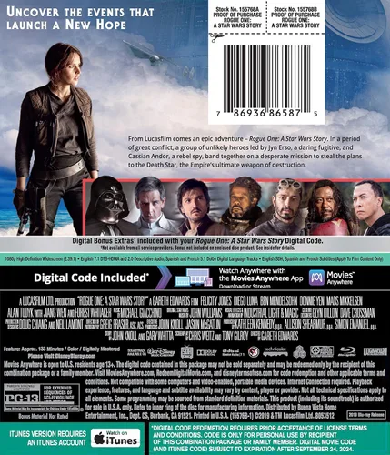 Vista 2 de Rogue One Blu-ray