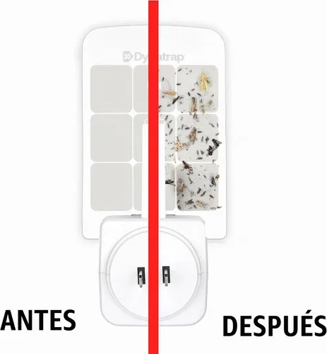 Vista 3 de Dynatrap Recambios de tarjetas de pegamento para interiores Dynatrap Fly Trap modelos DT3007 y DT3007W - 6 tarjetas de pegamento - 23007 - Control