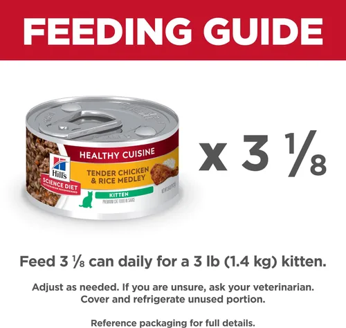 Vista 9 de Hill's Science, comida enlatada guisada dietética para perros, 2.8 onzas, paquete de 24
