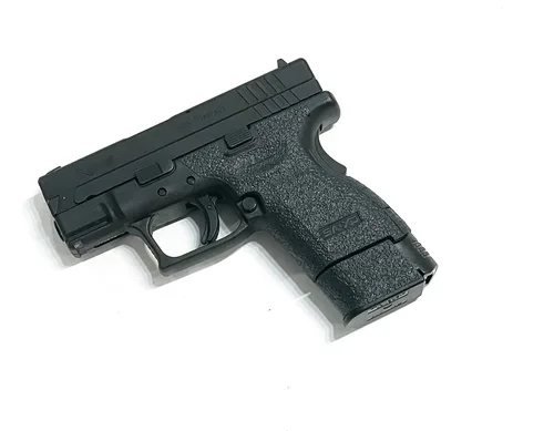 Vista 9 de Handleitgrips Cinta de agarre para pistola compatible con Springfield XD 9/40 Sub Compact - Cinta de agarre de goma texturizada negra, fácil