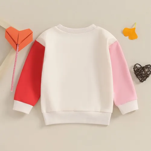 Vista 79 de Sudadera con cuello redondo para el día de San Valentín para bebé, niña, niño, para el día de San Valentín
