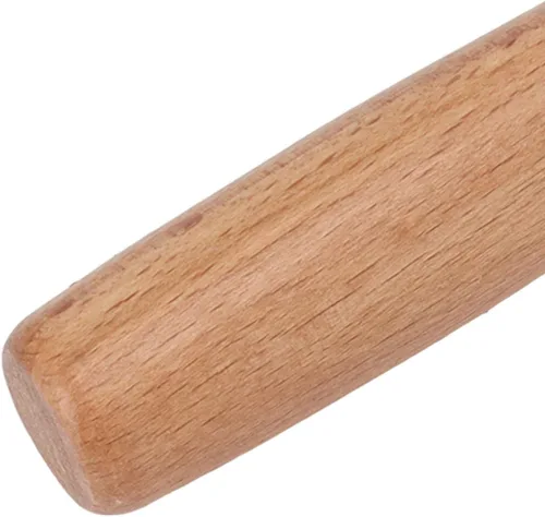 Vista 9 de Rodillo de madera, rodillo de molienda antiadherente para panadero, grosor uniforme, rodillo de masa de madera, rodillo de masa de pizza, rodillo