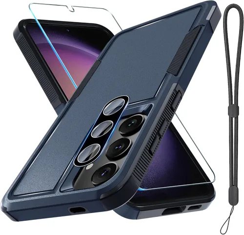 Vista 11 de Funda para Samsung Galaxy S24 FE, Cuerpo Completo Resistente de Servicio Pesado Robusta a Prueba de Golpes Funda Protectora para Teléfono con Correa