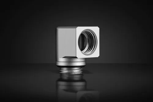 Vista 7 de EKWB EK-Quantum Torque Micro Rotary 90 grados de montaje en ángulo, titanio satinado