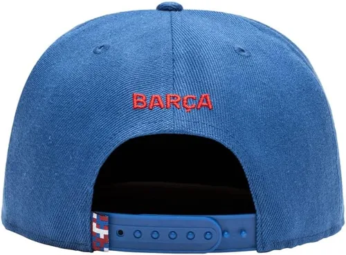 Vista 4 de Fan Ink Barcelona 'Crayon'' Gorra de Fútbol Ajustable Snapback Azul