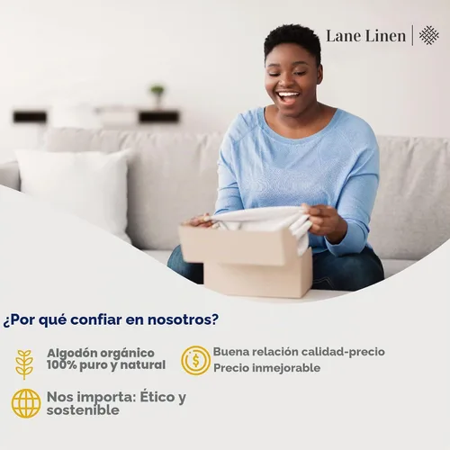 Vista 8 de Lane Linen - Juego de 2 fundas de almohada, 100% algodón orgánico, tamaño estándar, suaves, color blanco (20 x 26 pulgadas)