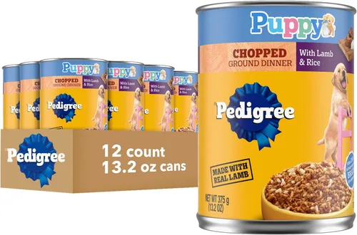 Vista 14 de Pedigree Alimento húmedo picado para cachorros, pollo y carne de res, 13.2