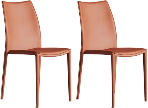 Vista 10 de Sillas de comedor de cocina, sillas de comedor apilables, silla de comedor tapizada de piel sintética, silla de hospitalidad con respaldo alto