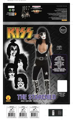 Vista 2 de Kiss Deluxe - Disfraz de Starchild