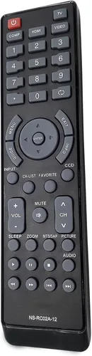 Vista 3 de NS-RC02A-12 NSRC02A12 Control remoto para Insignia LCD LED TV NS-55L780A12 NS-46L780A12 NS-42L780A12 NS-32E570A11 NS-37L760A12 NS-39L700A12