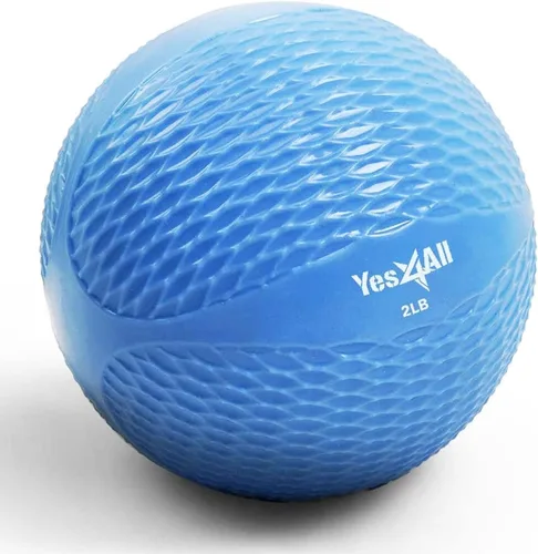 Vista 19 de Yes4All - Bolas de tonificación con peso para ejercicio, bolas medicinales suaves para ejercicio, pilates, yoga, equilibrio, flexibilidad, 2-10