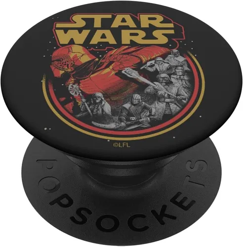 Vista 6 de Star Wars: The Rise Of Skywalker Kylo Ren Group Shot PopSockets MagSafe PopGrip para iPhone