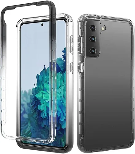 Vista 50 de Pzwoxukhov Funda para Xiaomi Poco M3 M2010J19CG M2010J19CI Caso, alta transparencia, color degradado, funda de absorción de impactos anticaída