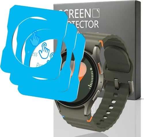 Vista 41 de Paquete de 3 protectores de pantalla para Amazfit Active 2, protección flexible de vidrio no templado, película protectora transparente HD
