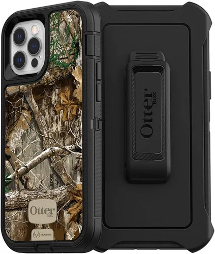 Vista 5 de OtterBox Funda para iPhone 12 y iPhone 12 Pro Defender Series - Poción de bayas (vino de frambuesa/Boysenberry), resistente y duradera