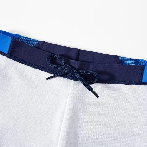 Vista 5 de TiaoBug Traje de baño para niños y niños, traje de baño tipo bóxer de natación UPF 50+ para jóvenes, traje de baño competitivo
