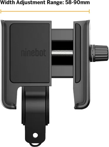 Vista 13 de Segway Ninebot - Soporte para teléfono, ajustable para scooter eléctrico eMoped para manillar de bicicleta, se adapta a cualquier teléfono celular