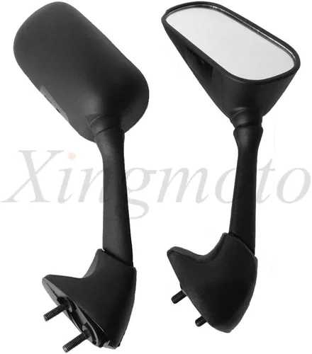 Vista 5 de NBX- Espejos laterales de fibra de carbono OEM para motocicleta compatible con YZF-R1/2000-2001 FZS600 Fazer/2001-2003 R1/2001-2002 R6 / YZF-R6