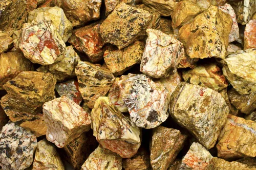 Vista 7 de Fantasia Materiales: 1 lb Ágata Gris Piedras en bruto de la India