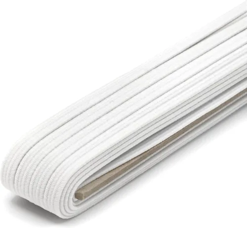 Vista 3 de Dritz Bebé suave elástico blanco, 1/8" (3,1 mm)