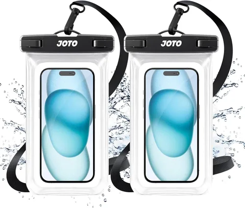 Vista 19 de JOTO Funda universal impermeable de hasta 7 pulgadas para iPhone 17 Air 16 15 14 13 12 11 Plus Pro Max, IPX8 bolsa seca para teléfono celular XR X