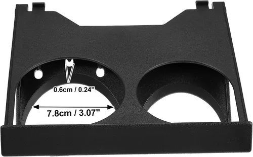 Vista 4 de X AUTOHAUX Soporte de vaso extraíble doble montado en tablero para Toyota T100 1993-1998 Reemplaza 55620-34010 Soporte de taza central para el panel