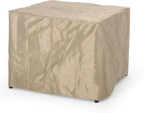 Vista 11 de Christopher Knight Home Archie Outdoor - Fogata cuadrada de 40,000 BTU, color gris