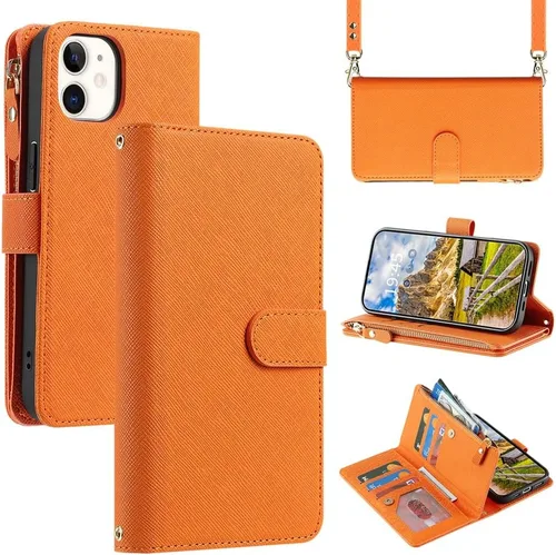 Vista 12 de Funda cruzada para iPhone 11 con correa, 6.1 pulgadas, color negro