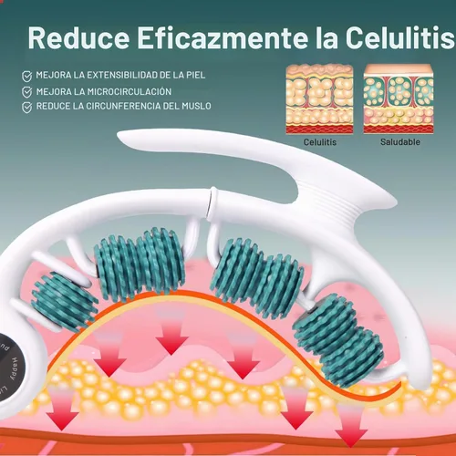 Vista 3 de Herramienta de masaje de celulitis, masajeador de drenaje linfático para piernas