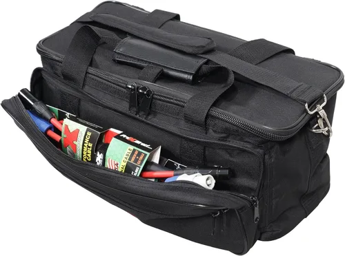 Vista 4 de ProX XB-P12 MANO - Bolsa organizadora con divisores para cables, iluminación LED, micrófonos, herramientas, accesorios de DJ, bolsa