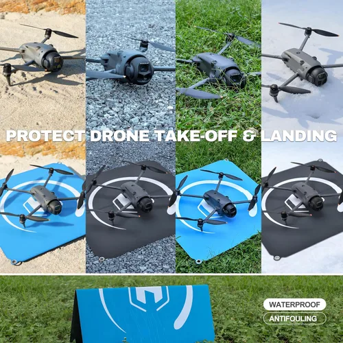 Vista 7 de Almohadilla de aterrizaje plegable para drones, gris-azul azul-gris
