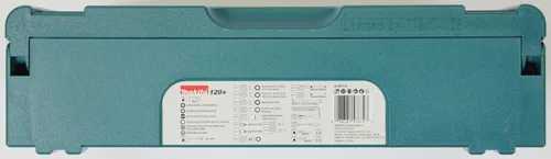 Vista 8 de Makita E-08713 Juego de mantenimiento de 120 piezas suministrado en una caja Makpac