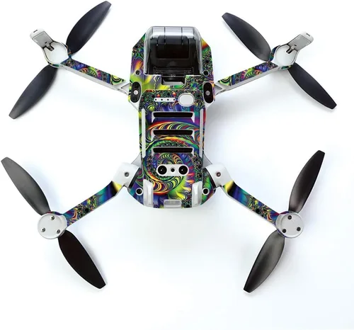 Vista 3 de MightySkins Skin para DJI Mavic Mini Drone Quadcopter portátil - Ácido Cubierta protectora de vinilo duradera y única Fácil de aplicar, quitar