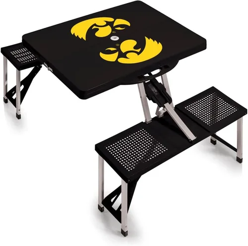 Vista 52 de PICNIC TIME NCAA North Carolina Tar Heels Folding Picnic Table - Camping Table - Outdoor Table with Umbrella Hole