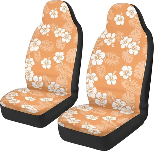 Vista 42 de Juego de 2 fundas de asiento delantero de automóvil, con diseño de bandera estadounidense, juego de 2 accesorios automotrices extraíbles, ajuste