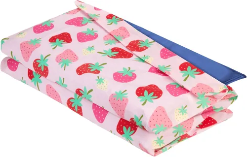 Vista 17 de Wildkin Funda de algodón para siesta para niñas, funda de repuesto suave con solapa cosida, se adapta a alfombrillas de vinilo de 1.5 pulgadas