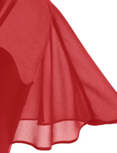 Vista 4 de Vestido GownTown de la década de 1950 para mujer, para fiesta de cóctel, de dos piezas
