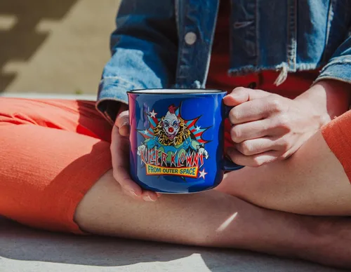 Vista 6 de Silver Buffalo Killer Klowns From Outer Space Jojo - Taza de café grande para té, expreso, cacao, capacidad para 20 onzas